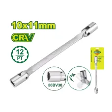 Ճկուն բանալի՝ պտտվող գլխիկով DYLLU DTTH2E02 10-11մմ