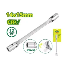 Ճկուն բանալի՝ պտտվող գլխիկով DYLLU DTTH2E04 14-15մմ