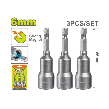Մագնիսական մանեկների հավաքածու (3 հատ) 6 մմ DYLLU DTWR2K06