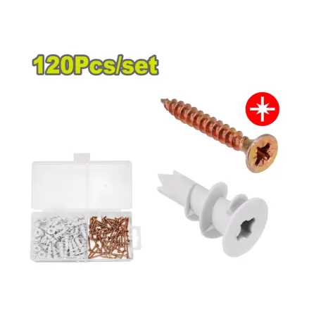 Պտոուտակների և կեռերի հավաքածու (120 միավոր) 15x28մմ DYLLU DTXT1B01