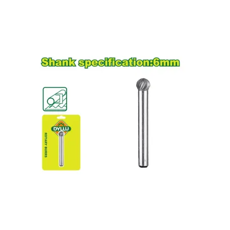 Հղկման կարբիդե գնդաձև բորֆրեզ DYLLU DTYE3K02 6մմ