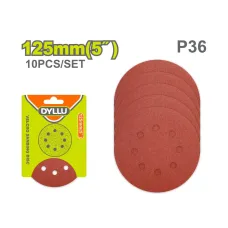 Կպչուն սկավառակ փայտ, մետաղ հղկող 125մմ P36 10 հատ DYLLU DTZA5111