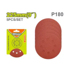 Հղկող սկավառակ՝ կպչուկով DYLLU DTZA5158 225մմ P180 10հատ Հղկող սկավառակ՝ կպչուկով DYLLU DTZA5158 225մմ P180 10հատ