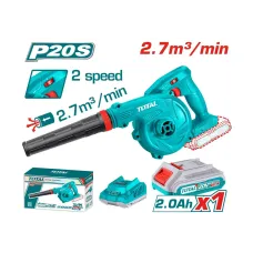 Օդամղիչ (ասպիրատոր) մարտկոցային 20Վ 2.7մ³/ր (մարտկոցով, լիցքավորիչով) TOTAL TABLI200181