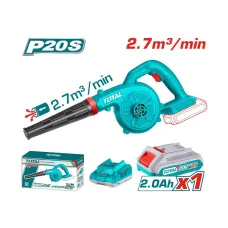 Օդամղիչ (ասպիրատոր) մարտկոցային 20Վ 2.7մ³/ր (մարտկոցով, լիցքավորիչով) TOTAL TABLI200281