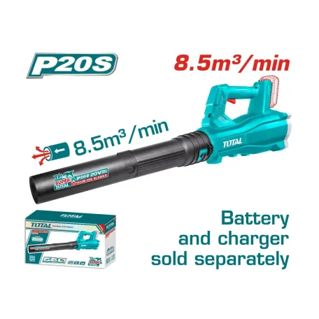 Օդամղիչ (ասպիրատոր) մարտկոցային 20Վ 8.5մ³/ր TOTAL TABLI20323