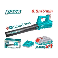 Օդամղիչ (ասպիրատոր) մարտկոցային 20Վ 8.5մ³/ր (մարտկոցով, լիցքավորիչով) TOTAL TABLI203235