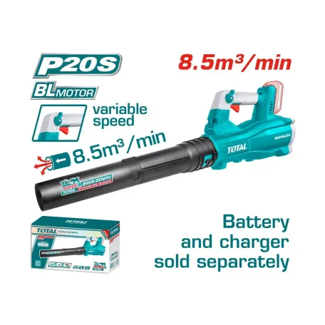 Օդամղիչ (ասպիրատոր) մարտկոցային 20Վ 8.5մ³/ր TOTAL TABLI20428