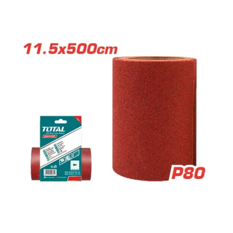 Հղկաթուղթ P80 11.5x500սմ TOTAL TAC08065