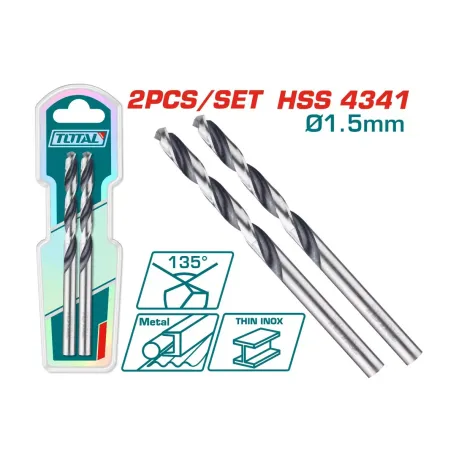 Գայլիկոն մետաղի 1.5մմ 2 հատ TOTAL TAC1200154