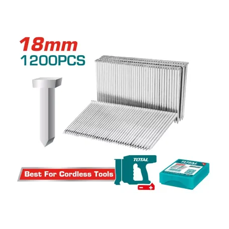 Բետոնի մեխեր մեխ կրակող գործիքի համար 1200 հատ 18մմ TOTAL TAC12018