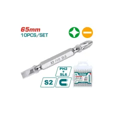 Պտուտակահանի գլուխ տուփով երկկողմանի TOTAL TAC16HL133