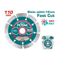 Ալմաստե սկավառակ չոր կտրման 110մմ TOTAL TAC2111101