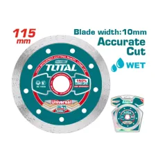 Ալմաստե սկավառակ խոնավ կտրման համար 115մմ TOTAL TAC2121151