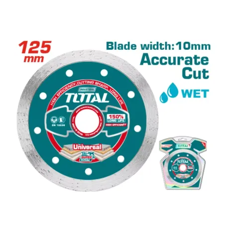 Ալմաստե սկավառակ խոնավ կտրման 125մմ TOTAL TAC2121251