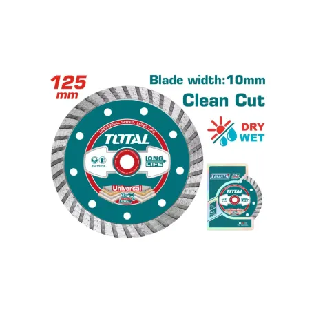 125մմx22․2մմ Ալմաստե սկավառակ TOTAL TAC2131253 125մմx22․2մմ Ալմաստե սկավառակ TOTAL TAC2131253