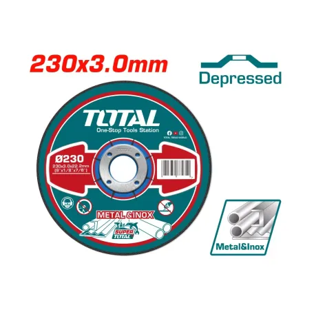 Մետաղ կտրող սկավառակ 230*3*22.2մմ TOTAL TAC2212301