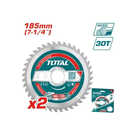 185մմx20մմ 30T Սկավառակ սղոցի TOTAL TAC231410 185մմx20մմ 30T Սկավառակ սղոցի TOTAL TAC231410
