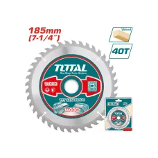 185մմx16/20մմ 40T Փայտ կտրող սկավառակ TOTAL TAC231415