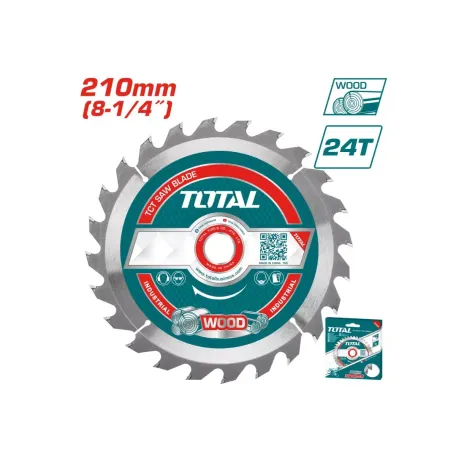 210մմx16/25.4մմ 24T Փայտ կտրող սկավառակ TOTAL TAC231521