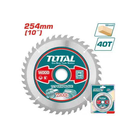 Սկավառակ փայտ կտրող 254մմ TOTAL TAC231725