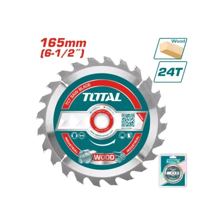 Սղոցային սկավառակ փայտի 165մմ 24տ 20մմ TOTAL TAC2323111