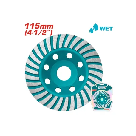 Ալմաստե սկավառակ փայլեցման 115մմx22․2մմ TOTAL TAC2411151 Ալմաստե սկավառակ փայլեցման 115մմx22․2մմ TOTAL TAC2411151