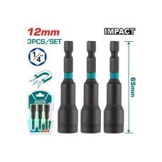 Պտուտակադարձիչի կցորդ 12մմ 3կտոր TOTAL TAC271231