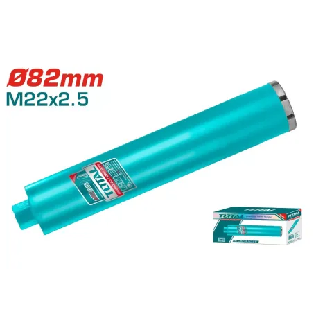 Ալմաստե թագագլխիկ հորատման 82մմ երկ. 450մմ TOTAL TAC2810821 Ալմաստե թագագլխիկ հորատման 82մմ երկ. 450մմ TOTAL TAC2810821