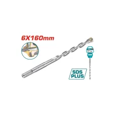 Հորատիչի գայլիկոն SDS Plus 6x160մմ TOTAL TAC310602C Հորատիչի գայլիկոն SDS Plus 6x160մմ TOTAL TAC310602C