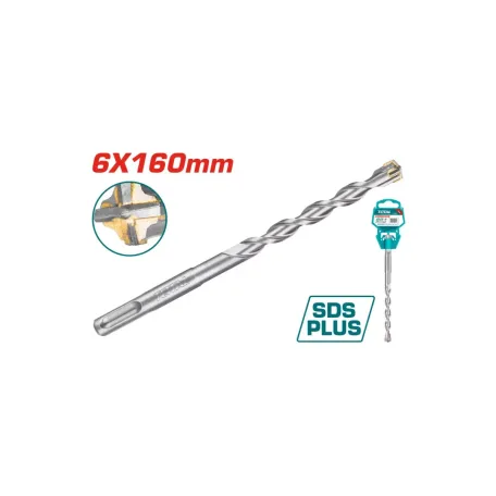 Հորատիչի գայլիկոն SDS Plus 6x160մմ TOTAL TAC310602C