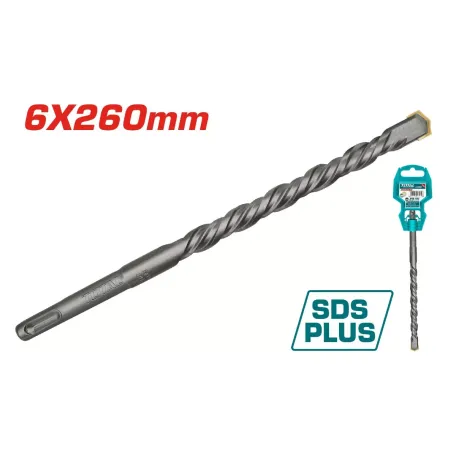 Հորատիչի գայլիկոն SDS Plus 6x260մմ TOTAL TAC310604
