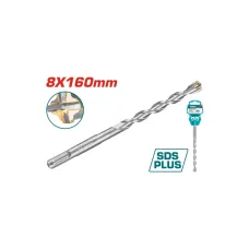 Հորատիչի գայլիկոն SDS Plus 8x160մմ TOTAL TAC310802C Հորատիչի գայլիկոն SDS Plus 8x160մմ TOTAL TAC310802C