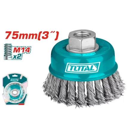 Խոզանակ անկյունհղկիչի կոշտ TOTAL TAC32031