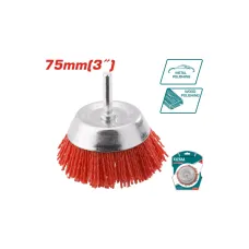 75մմ ժանգ մաքրող խոզանակ նեյլոն TOTAL TAC33035