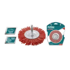 100մմ ժանգ մաքրող խոզանակ նեյլոն տափակ TOTAL TAC34045