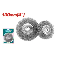 Խոզանակ մետաղական 100մմ TOTAL TAC36041