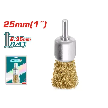 Մետաղական խոզանակ 24մմ TOTAL TAC37011 Մետաղական խոզանակ 24մմ TOTAL TAC37011