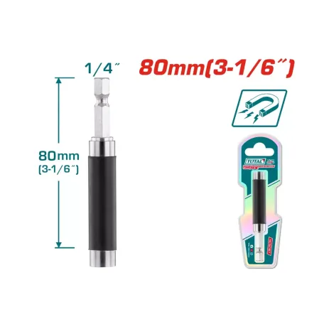 Բիթի երկարացման ձող մագնիսացված 80մմ TOTAL TAC463801