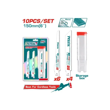 Մխոցային սղոցի սայրերի հավաքածու TOTAL TAC521002 150մմ