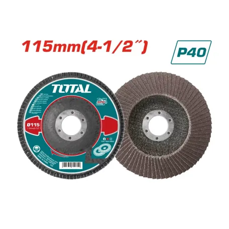 Հղկաթուղթ շերտավոր  P40 115մմ TOTAL TAC631151