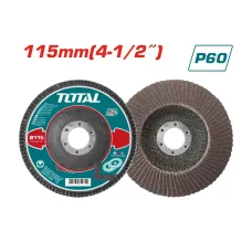 Հղկաթուղթ շերտավոր P60 115մմ TOTAL TAC631152