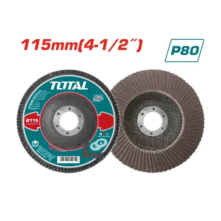 Հղկաթուղթ շերտավոր P80115մմ TOTAL TAC631153