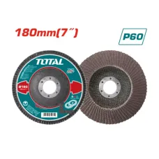 Թերթավոր հղկող սկավառակ 180մմ TOTAL TAC631802 Թերթավոր հղկող սկավառակ 180մմ TOTAL TAC631802