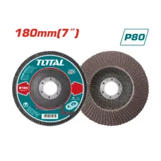 Թերթավոր հղկող սկավառակ 180մմ TOTAL TAC631803 Թերթավոր հղկող սկավառակ 180մմ TOTAL TAC631803
