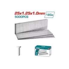 Օդով ստեպլերի մեխեր 25մմ TOTAL TAC918251