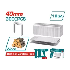 Կեռեր 40մմ 3000 հատ TOTAL TAC918403 Կեռեր 40մմ 3000 հատ TOTAL TAC918403