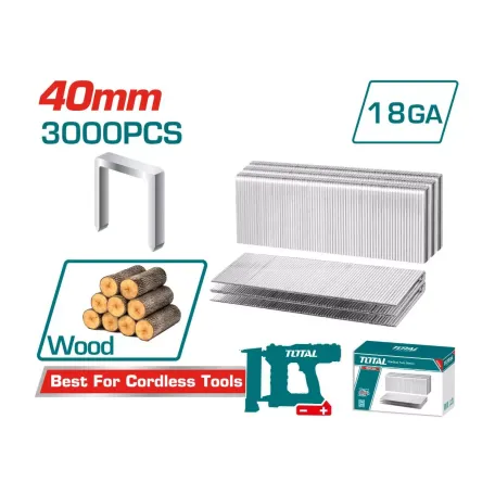 Կեռեր 40մմ 3000 հատ TOTAL TAC918403