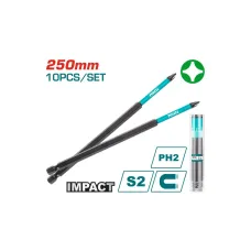 Կցամաս երկար  PH2 250մմ TOTAL TACIM16PH2103