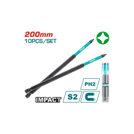 Կցամաս երկար PH2 200մմ TOTAL TACIM16PH283 Կցամաս երկար PH2 200մմ TOTAL TACIM16PH283